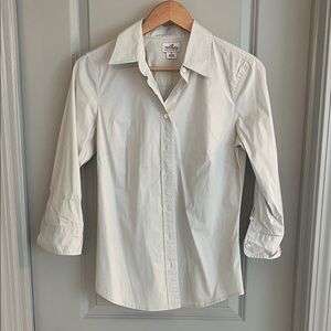 VGUC J. Crew 3/4 Button Down Shirt